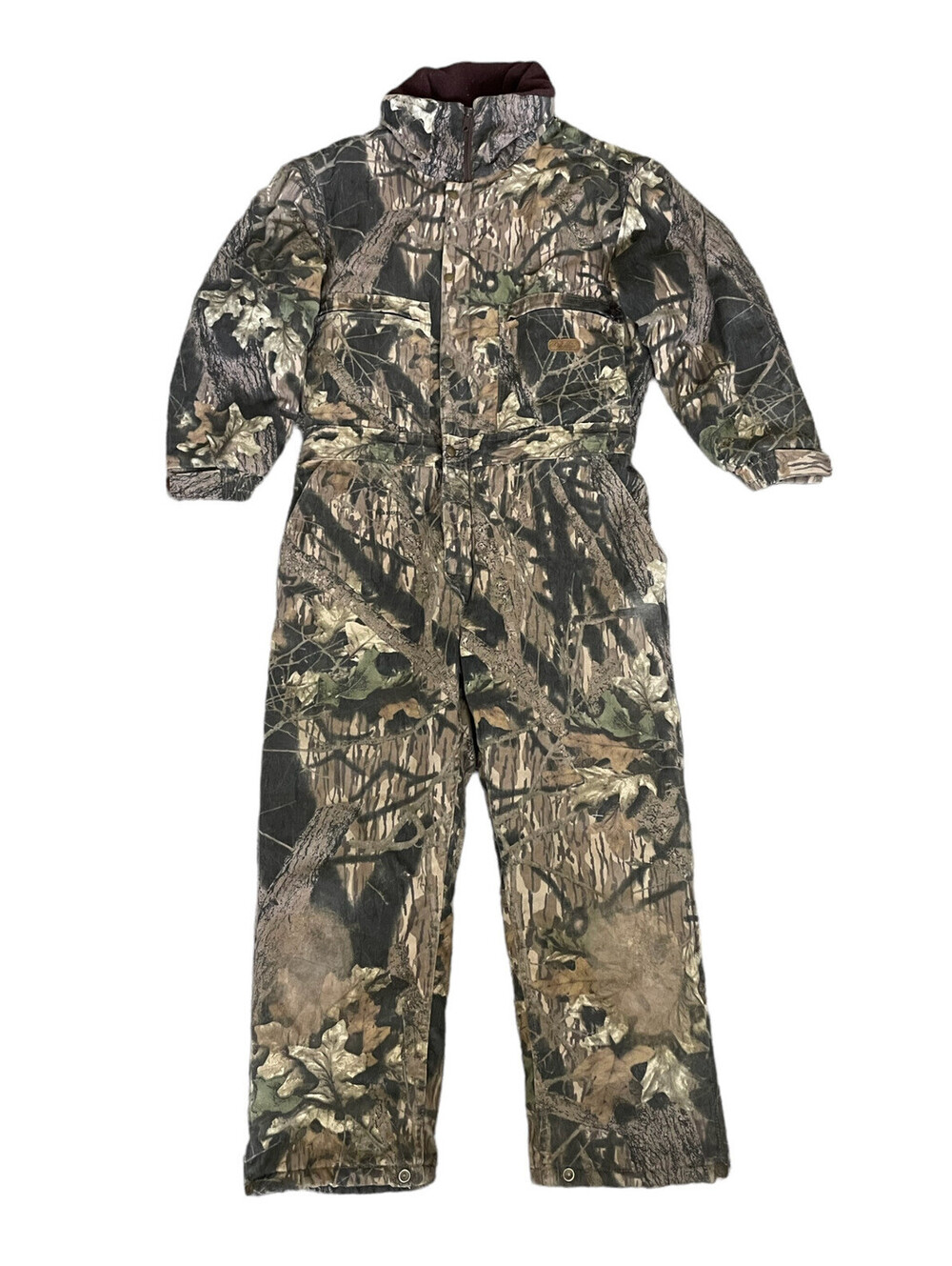Cabelas Coveralls Break Up Realtree Fleece Polyester Camo One Piece Suit Medium